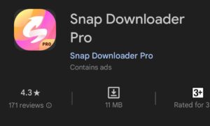 Snap downloader pro. Snap saver app