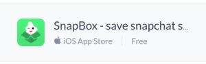 SNAPBOX. Snap saver for iphone 