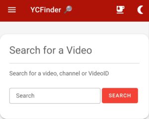 YC finder, A YouTube comment finder tool