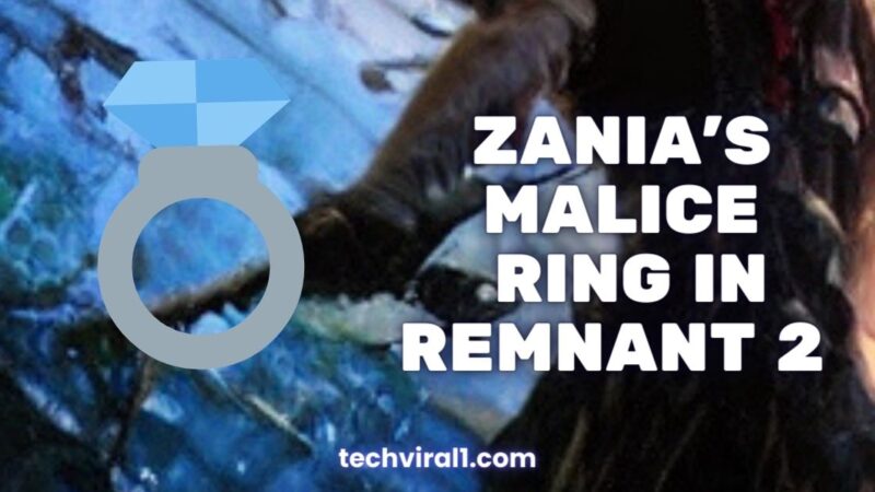 Remnant 2 Zania’s Malice Ring